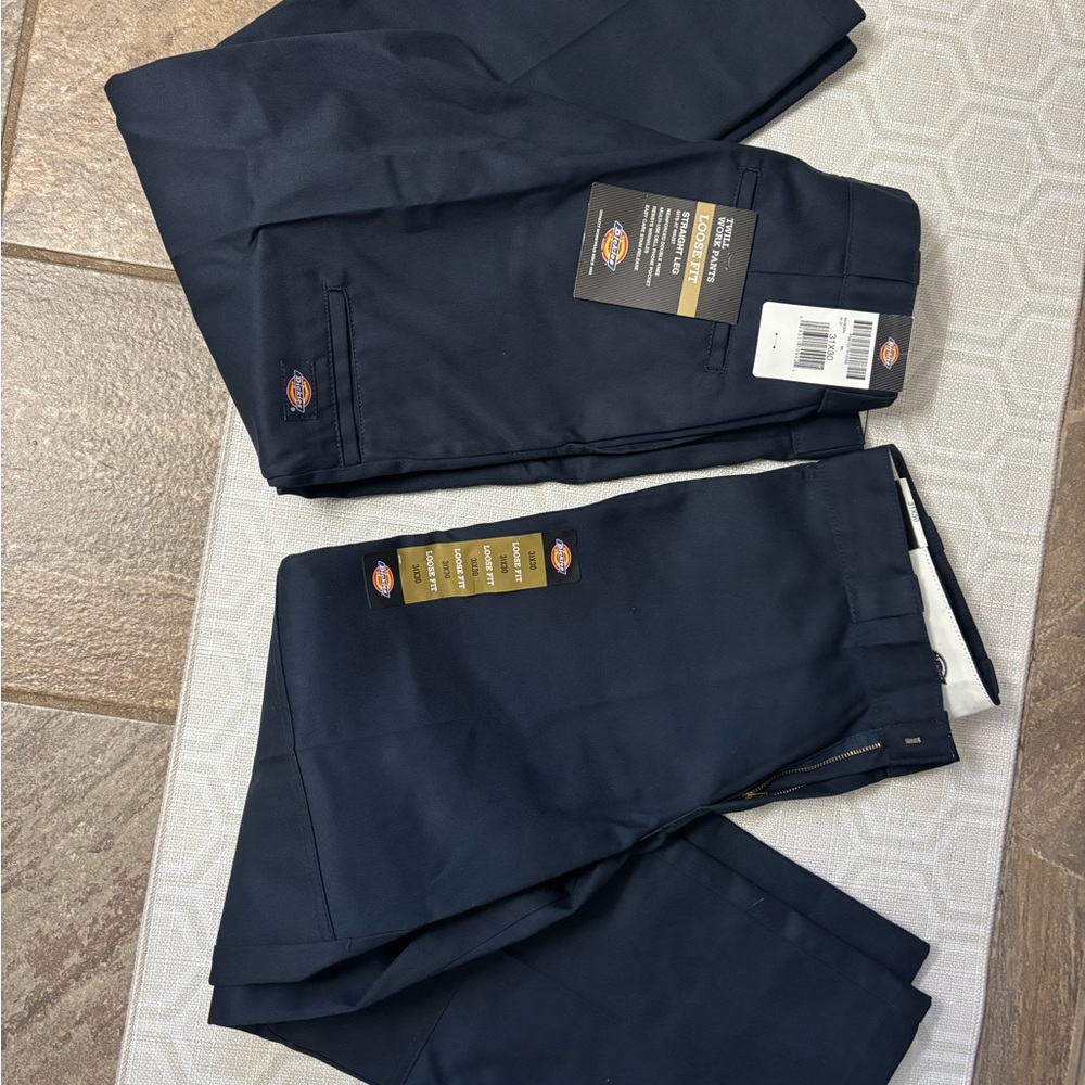 Dickies Men's Dark Blue Chinos